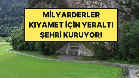 Dağları Delip Lüks Kıyamet Sığınağı Yaptılar