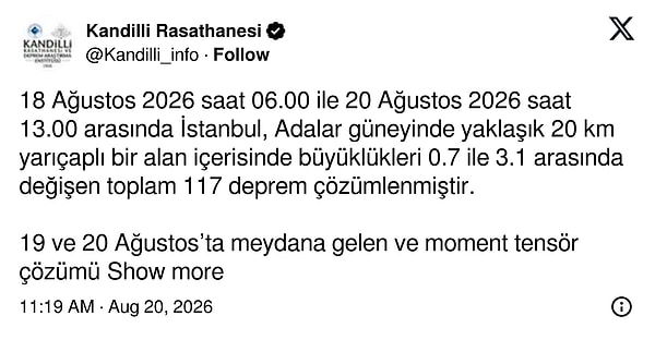What do the earthquakes in Istanbul signify?