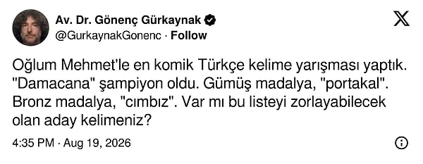 Ancak bazı kelimeler anlam olarak komik olmasa da çağrışımı veya fonetiği nedeniyle kulağa komik ve eğlenceli gelebiliyor.