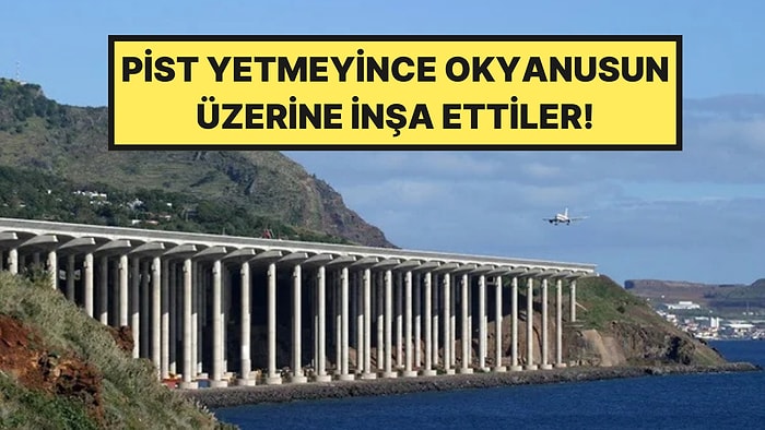 Okyanusun Üzerine Pist İnşa Ettiler: Uçaklar Dev Köprünün Üzerinden Kalkıyor