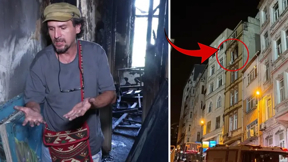 Stray Fireworks Destroy 20 Years of Art: Painter Murat Melih Özen's Studio Burned Down in Istanbul