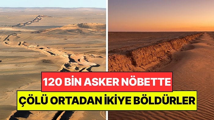 7 Yıl Boyunca 2700 Kilometrelik Hendek Kazdılar: Koca Çölü Ortadan İkiye Böldürler
