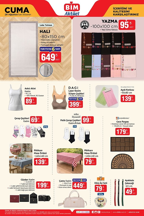Leke Tutmaz Halı 80x150 cm 649 TL