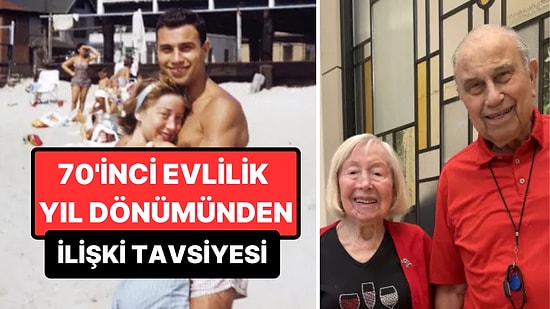 70'inci Evlilik Yıl Dönümlerini Kutlayan Çift Başarılı İlişkinin Sırrını Açıkladı