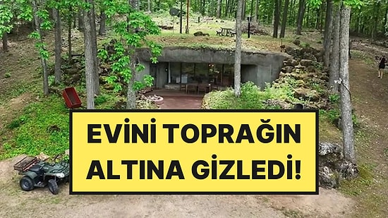 30 Cm Betonla Dağı Zırhladı: Mimar Olmadan Toprağın Altına Sıfır Maliyetle Ev İnşa Etti