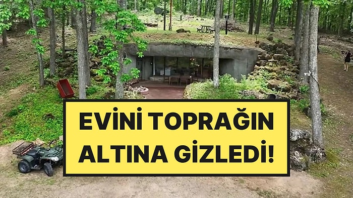 30 Cm Betonla Dağı Zırhladı: Mimar Olmadan Toprağın Altına Sıfır Maliyetle Ev İnşa Etti