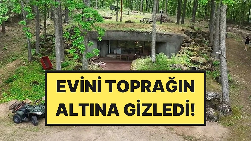 30 Cm Betonla Dağı Zırhladı: Mimar Olmadan Toprağın Altına Sıfır Maliyetle Ev İnşa Etti