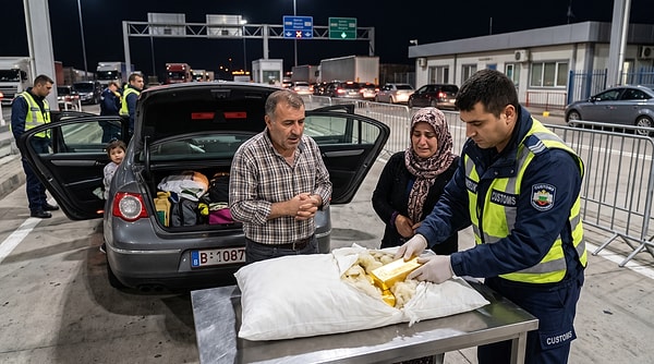 Bulgaristan sınırındaki Kapitan Andreevo Gümrük Kapısı, filmleri aratmayacak bir kaçakçılık girişimine sahne oldu.