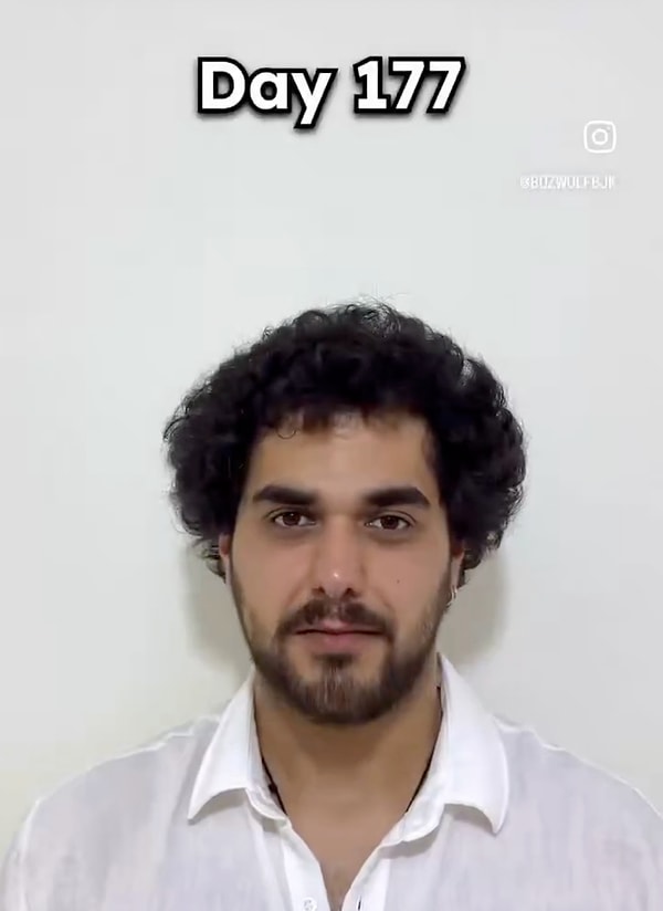 Türkiye'de de bir Instagram kullanıcısı benzer bir meydan okumada bulundu.