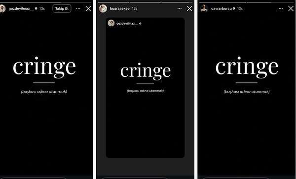 The posts shared by Deniz Baysal's sister and friends were interpreted as references to Barış Yurtçu!