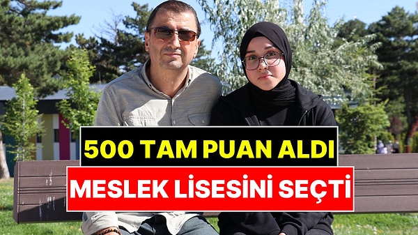 LGS'de 500 Tam Puan Aldı, Meslek Lisesini Seçti