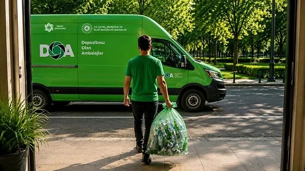 Şişe getirene 1 TL ödeniyor. DOA depozito ücretleri nasıl alınır?