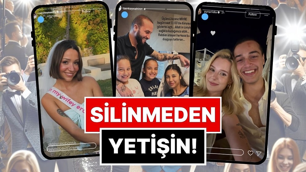 Silinmeden Yetişin: 17-22 Ağustos'ta Ünlülerin Paylaştığı "Kaçarsa Yazık Olur" Temalı Instagram Hikayeleri