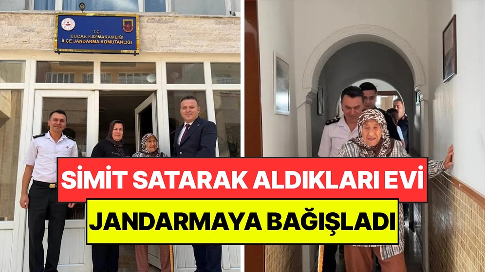 Yıllarca Simit Satarak Aldıkları Evlerini Jandarmaya Bağışladı: "Güle Güle Otursunlar"