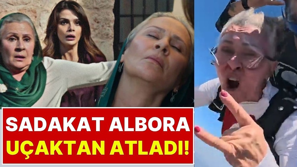 Uzak Şehir Dizisinin Sadakat Albora’sı Gonca Cilasun Uçaktan Paraşütle Atladı