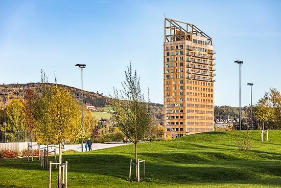Engineers Build an 85-Meter Wooden Skyscraper Without Concrete and Steel
