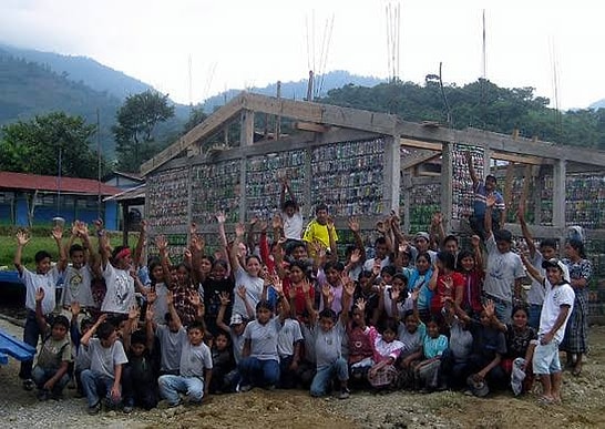 Guatemala Community Transforms Thousands of Plastic Bottles into Eco-Friendly Schools