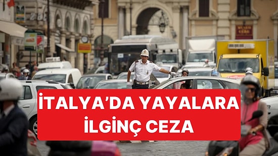 İtalya'da Karşıdan Karşıya Geçerken Telefon Kullanan Yayalara Para Cezası Kesiliyor