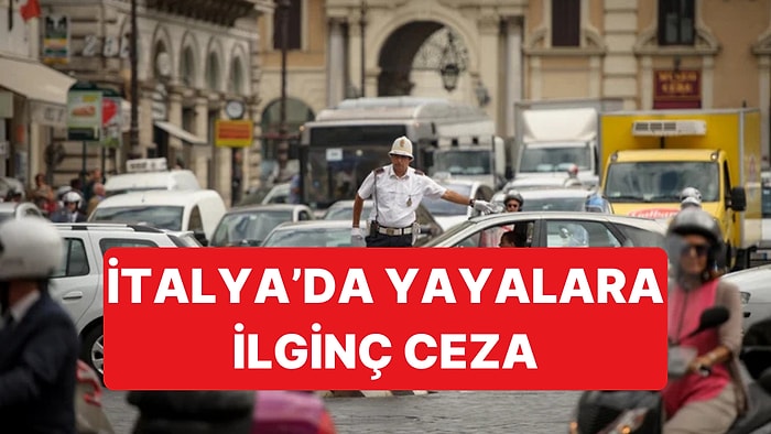 İtalya'da Karşıdan Karşıya Geçerken Telefon Kullanan Yayalara Para Cezası Kesiliyor