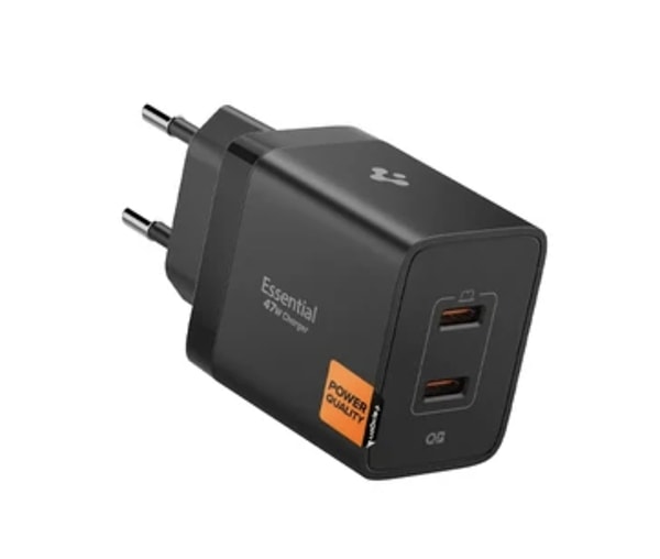 Spigen GaN Pro 47W çift portlu Type-C mini hızlı şarj adaptörü sepete özel net 549,01 TL!