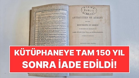 Kütüphaneye 150 Yıl Sonra İade Edilen Kitabın Cezası Dudak Uçuklattı