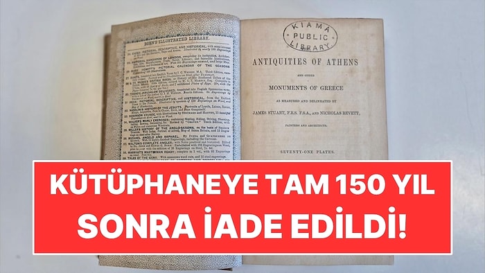 Kütüphaneye 150 Yıl Sonra İade Edilen Kitabın Cezası Dudak Uçuklattı