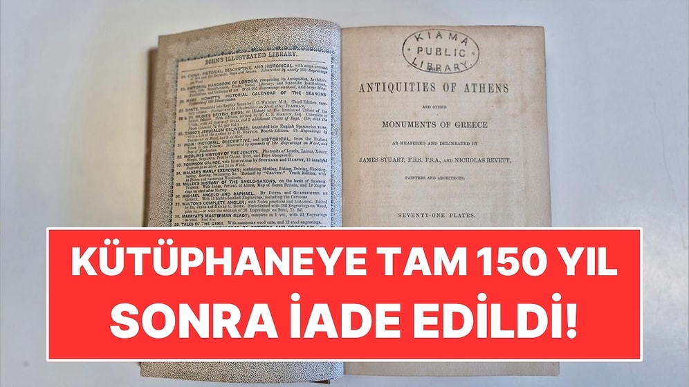 Kütüphaneye 150 Yıl Sonra İade Edilen Kitabın Cezası Dudak Uçuklattı