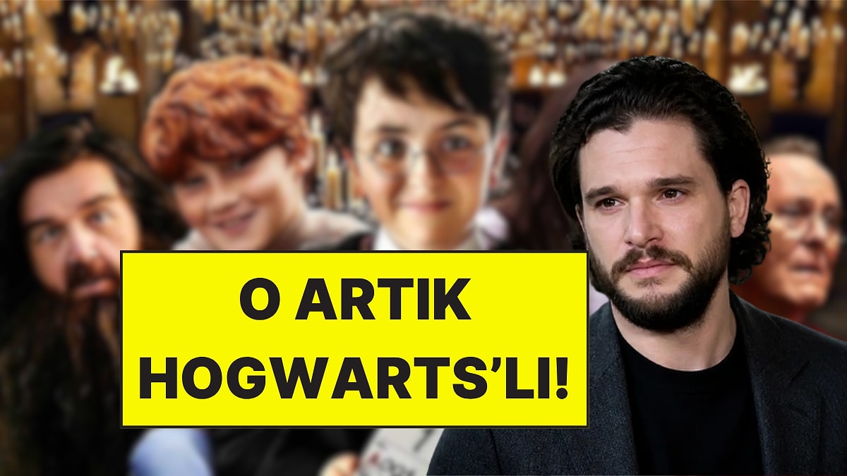 Game of Thrones'la Evrenler Karıştı, Jon Snow Hogwarts'ta! Kit Harington Harry Potter Dizisine Dahil Oldu