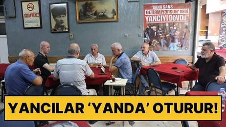 Bu Kahvehanede Masa Yancıları Ayrı Masada Oturuyor