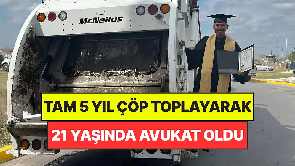 5 Yıl Boyunca Çöp Toplayarak Hukuk Fakültesini Bitirdi: “Bu Başarı Ailemin ve Arkadaşlarımın”
