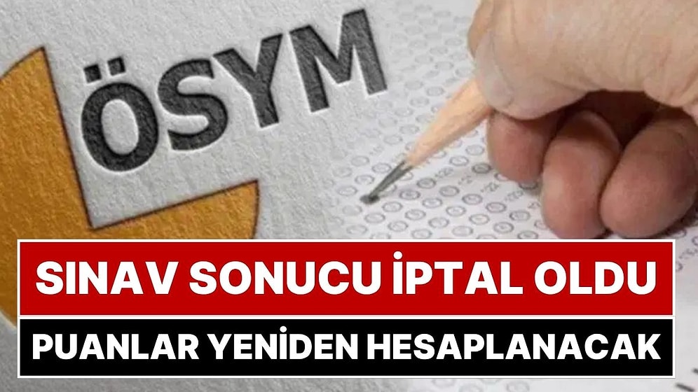 ÖSYM Sınav Sonuçlarını Hesaplarken Hata Yaptı: AGS Sonuçları Yeniden Hesaplanacak