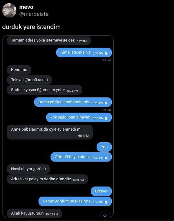 Goygoycular da mizahını eksik etmedi...