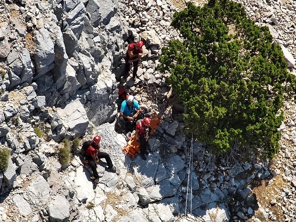 Fethiye'de paraşüt kazası. 2 kişi öldü.
