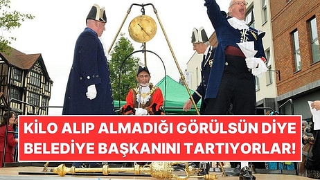 Halkın Parasıyla Kilo Alıp Almadığı Görülsün Diye Belediye Başkanını Tartıyorlar