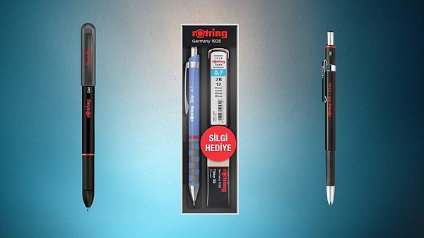Rotring Tikky efsanevi mekanik kurşun kalemlerde okula dönüş şöleni!