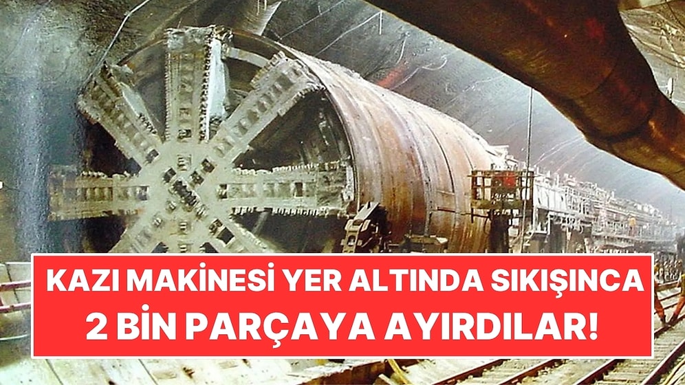 50 Milyon Dolarlık Kazı Makinesi Yerin Altında Sıkıştı: Eşi Görülmemiş Plan Uyguladılar