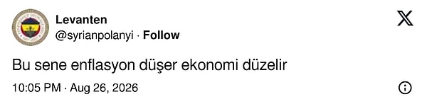 "Bu sene enflasyon düşer ekonomi düzelir."