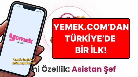 Yemek.com Asistan Şef: Tarif Yaparken Telefona Dokunma Derdi Sona Eriyor