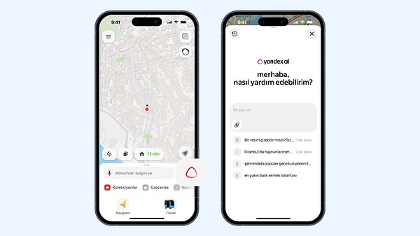 Okula dönüş telaşı aynı kalabilir ama Yandex Maps & Navi’ye entegre Yandex AI özellikleri ve bağımsız Yandex AI süper uygulamasıyla çözüm bulmak artık çok daha kolay!