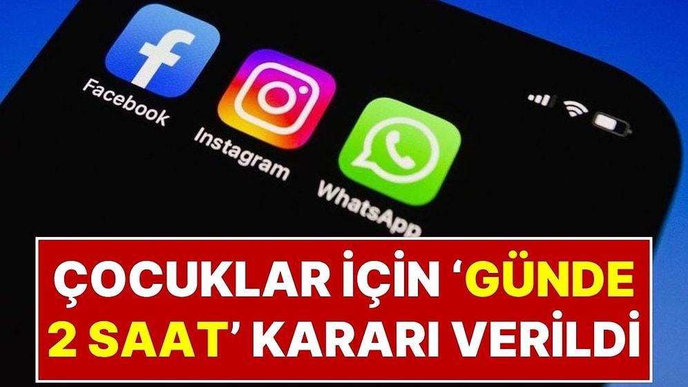 META, ABD ile Uzlaştı: Instagram ve Facebook'ta Çocuklara 'Günde 2 Saat Sınırı' Getirildi