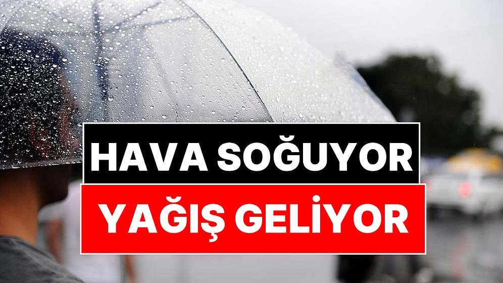 Cuma ve Cumartesi İçin Gök Gürültülü Sağanak Yağış Uyarısı