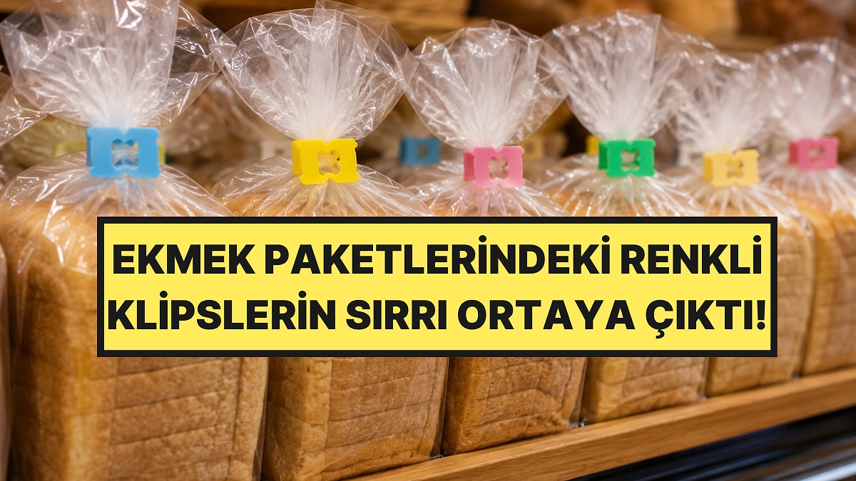 Mavi, Yeşil, Kırmızı: Ekmek Poşetlerindeki Renkli Klipsler Aslında Ne Anlama Geliyor?