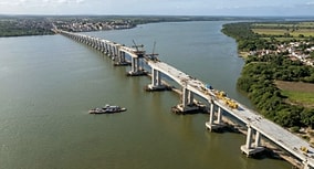 Giant Bridge Project Underway to Connect Two Cities and Replace Ferries