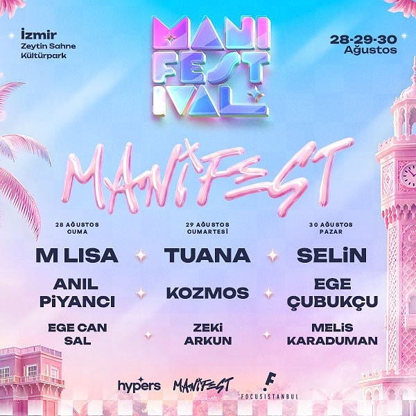 Manifestival İzmir 28-39 Ağustos Programı Ne?