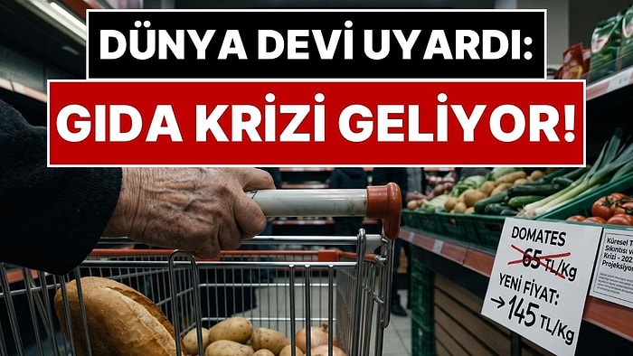Sofralarımız İçin Tehlike Çanları! J.P. Morgan'dan Uyarı: Küresel Çapta Büyük Bir Gıda Krizi Kapıda Olabilir
