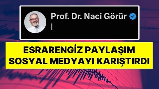 Deprem Uzmanı Naci Görür’ün Paylaşımı ‘İstanbul Depremi Uyarısı’ Sanıldı: Özür Dileyerek Açıklama Yaptı