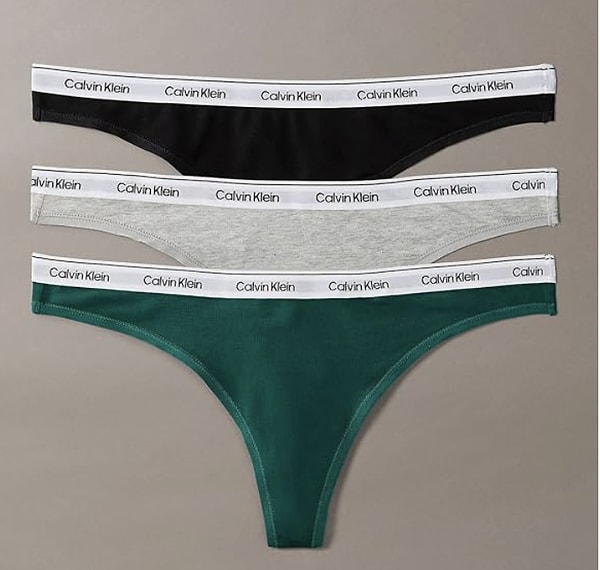 Calvin Klein 3'lü pamuklu kadın tanga seti %32 net indirimle 1.813,69 TL yerine 1.229,90 TL!