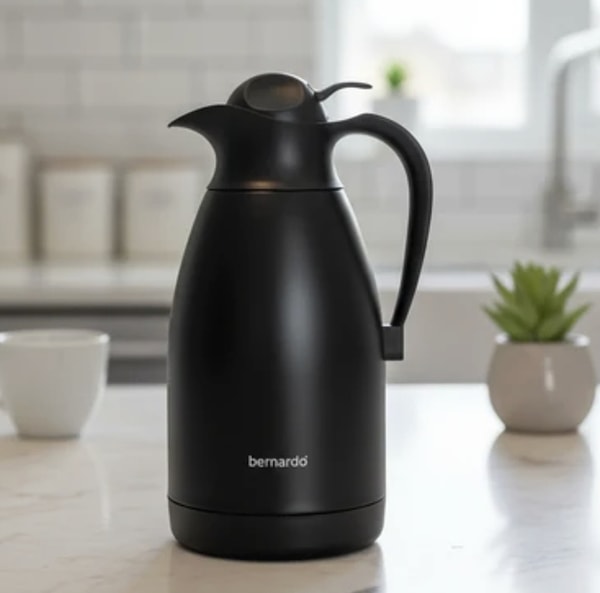 Bernardo Grandio 2 litre paslanmaz çelik siyah termos 1.099,00 TL yerine sepete özel net 549,50 TL!