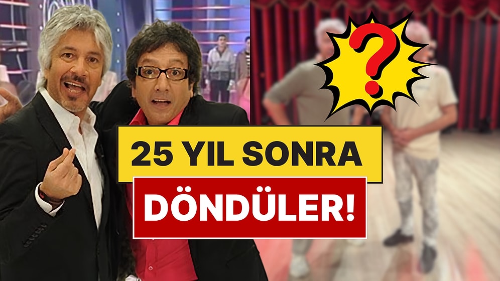 Bir Dönemin Efsane Programı Şahane Pazar'ın Müjdesini Vermişlerdi: 25 Yıl Sonra İlk Prova Gerçekleşti!