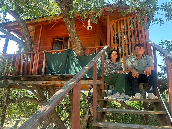 Tasarımıyla beğeni alan ağaç ev, sonraki yıllarda aile için hayati bir yaşam alanına dönüştü.